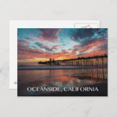 Ocean California Postkarte (Vorne/Hinten)