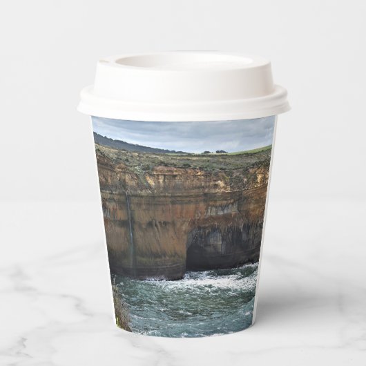 Ocean Carved Wonders Pappbecher (Rückseite)