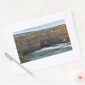 Ocean Carved Wonders Rechteckiger Aufkleber (Umschlag)