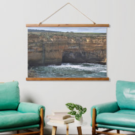 Ocean Carved Wonders Wandteppich Mit Holzrahmen