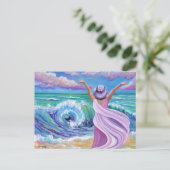 Ocean Celebration Postcard Postkarte (Stehend Vorderseite)