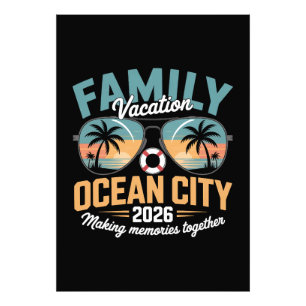Ocean City Beach Fotodruck