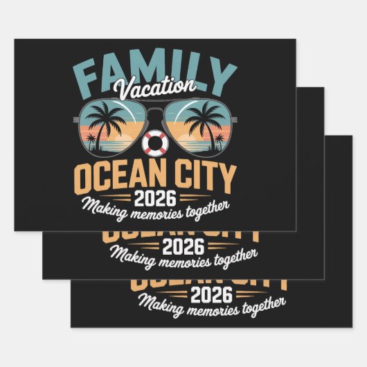 Ocean City Beach Geschenkpapier Set (Set)