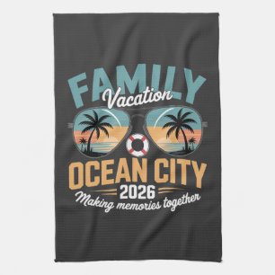 Ocean City Beach Geschirrtuch