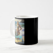 Ocean City Beach Maryland Parasdise Schöne Kaffeetasse (Vorderseite Links)