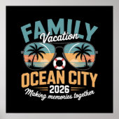 Ocean City Beach Poster (Vorne)