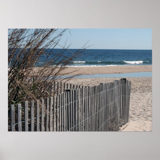 Ocean City Beach Print Poster (Vorne)