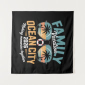 Ocean City Beach Wandteppich (Vorderseite (Horizontal))