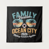 Ocean City Beach Wandteppich (Vorderseite)