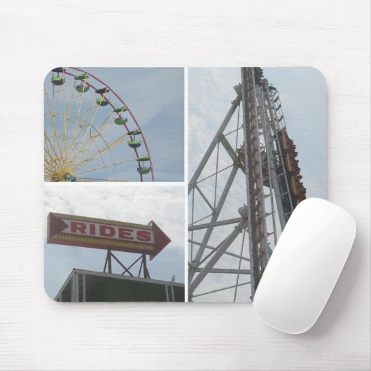 Ocean City Boardwalk - Reiten Mousepad (Mit Mouse)