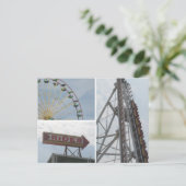 Ocean City Boardwalk - Reiten Postkarte (Stehend Vorderseite)