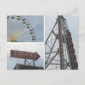 Ocean City Boardwalk - Reiten Postkarte (Vorderseite)