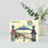 Ocean City Erinnerungen: Postkarte (Stehend Vorderseite)