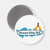Ocean City. Magnet (Vorderseite/Rückseite)