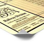 Ocean City, Maryland by Rail Poster (Ecke)