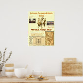 Ocean City, Maryland by Rail Poster (Küche)