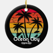 Ocean City, Maryland Keramik Ornament (Hinten)
