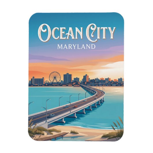 Ocean City Maryland Magnet (Vertikal)