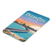 Ocean City Maryland Magnet (Linke Seite)