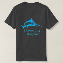 Ocean City Maryland Marlin Fish T - Shirt