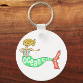 Ocean City, Maryland Mermaid Schlüsselanhänger (Vorderseite)
