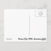 Ocean City Maryland Postcard Sommer 2013 Postkarte (Rückseite)