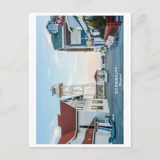 Ocean City Maryland. Postkarte (Vorderseite)