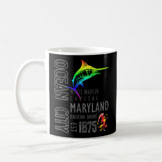 Ocean City Maryland White Marlin Hauptstadt Easter Kaffeetasse