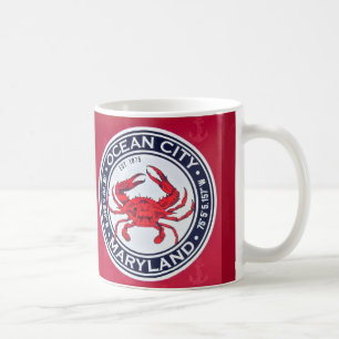Ocean City MD Krabben-Tasse Kaffeetasse