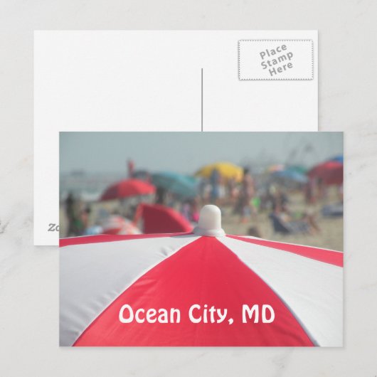 Ocean City, MD Postcard Postkarte (Vorne/Hinten)