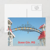 Ocean City, MD Postkarte (Vorne/Hinten)