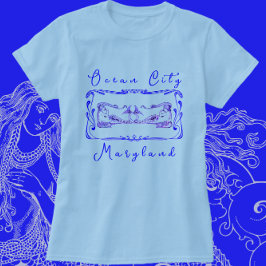 Ocean City MD Radiant Elegant Mermaids T-Shirt