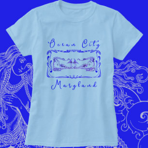 Ocean City MD Radiant Elegant Mermaids T-Shirt