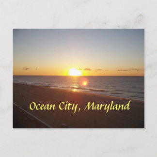 Ocean City, MD Sunrise Postkarte