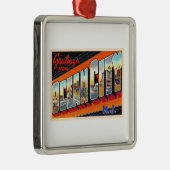 Ocean City New Jersey NJ Large Letter Postcard Ornament Aus Metall (Rechts)