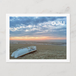 Ocean City, New Jersey Post Card Beach Boat Ankündigungspostkarte