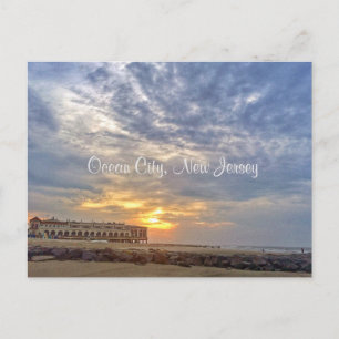 Ocean City New Jersey Postkarte-Musikpier Postkarte