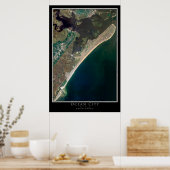 Ocean City New Jersey Satellite Poster Map (Küche)