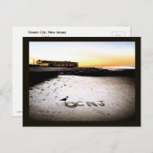 Ocean City, New Jersey Sunrise Post Card Postkarte (Vorne/Hinten)