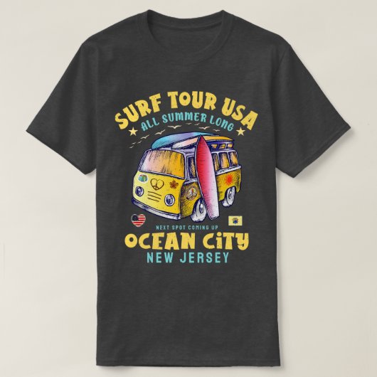 Ocean City New Jersey T-Shirt (Design vorne)