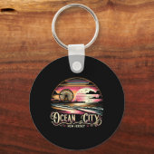 Ocean City New Jersey Travel Summer Family Vacatio Schlüsselanhänger (Vorderseite)