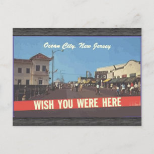 Ocean City, New Jersey, Vintage Postkarte