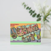 Ocean City NJ Greetings Postcard Postkarte (Stehend Vorderseite)