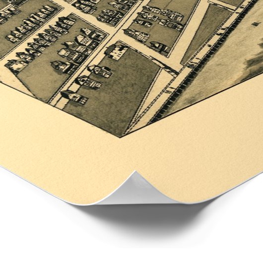 Ocean City, NJ Panoramic Map - 1903 Poster (Ecke)