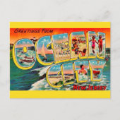 Ocean City NJ Postkarte (Vorderseite)