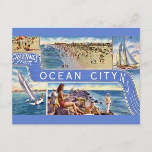 Ocean City NJ Postkarte