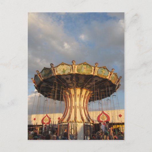 Ocean City, NJ Swings Postkarte (Vorderseite)