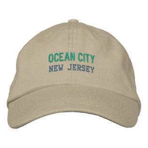 OCEAN CITY-Obergrenze Bestickte Baseballkappe