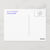 Ocean City Postcard Postkarte (Rückseite)