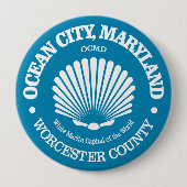Ocean City (Seashell) Button (Vorderseite)